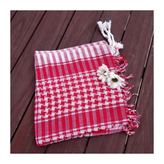 Šátek tkaný bavlna 100x100 cm 2