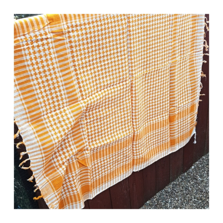 Šátek tkaný bavlna 100x100 cm