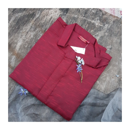 Kurta pánská dlouhá, stojáček, dl. rukáv