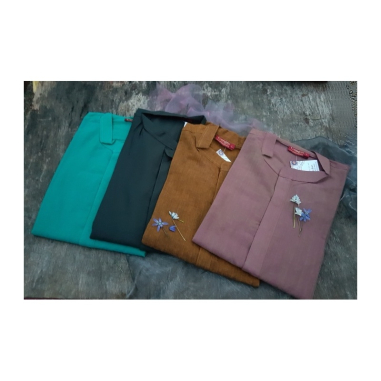 Kurta pánská dlouhá, stojáček, dl. rukáv