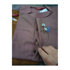 Kurta pánská dlouhá, stojáček, dl. rukáv 2