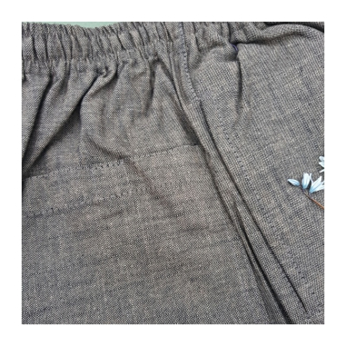 Kalhoty pánské bhakta šedo-hnědé