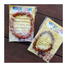 Náramek rudrakša menší 2