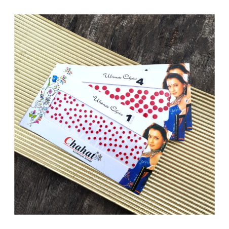 Bindi vel. 4 červená