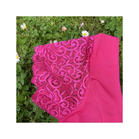 Čolí tričkové krajkový krátký rukáv vel. S - XL