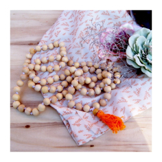 Japa Mala neem, růženec obvod 140 cm