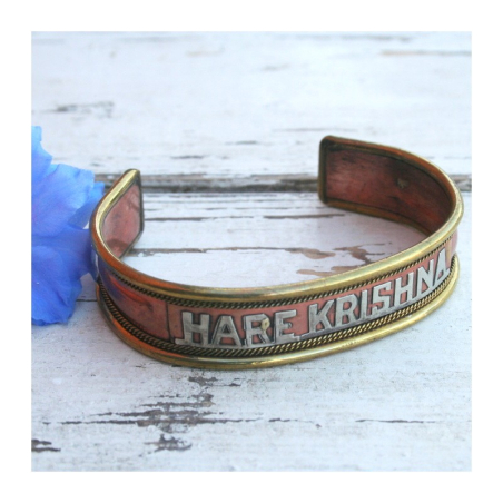Náramek HARE KRISHNA mosazný