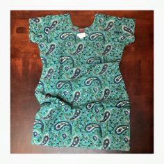 Dámská kurta kašmírový vzor, kr. rukáv 2