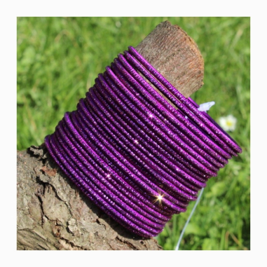 Náramky sada 24 ks vroubkované