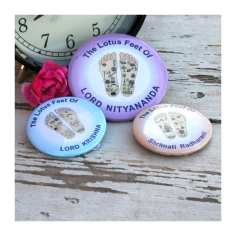 Odznak Lotosové nohy, pr. 4,4 cm