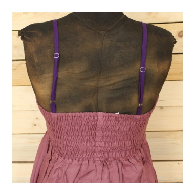 Šaty na ramínkách Rájastánská výšivka, vel. M/L