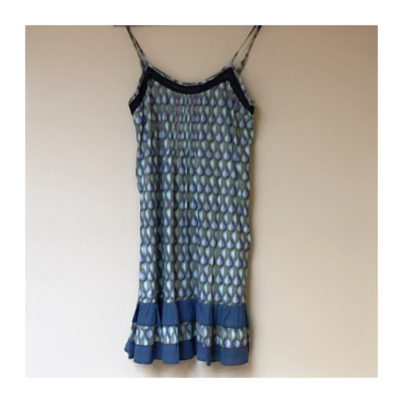 Šaty na ramínkách s lístky, M/L