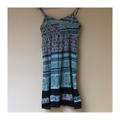 Šaty na ramínkách modrozelené, M/L 2