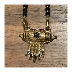 Náhrdelník černý s kavačou 2