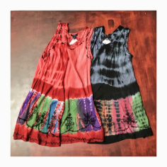 Top vyšívaná batika fialový, Free size 2