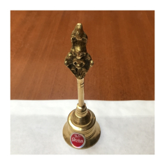 Zvonek mosazný 14 cm