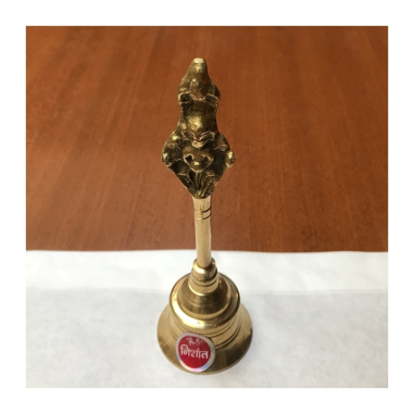 Zvonek mosazný 14 cm