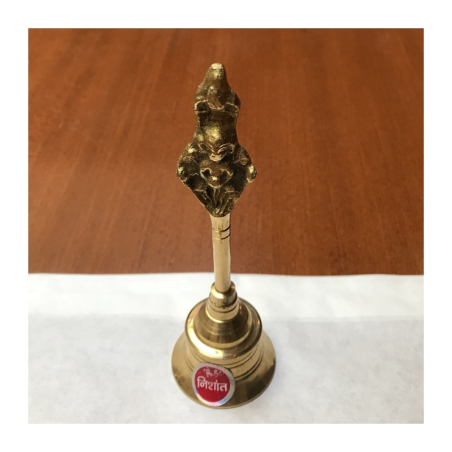 Zvonek mosazný 14 cm