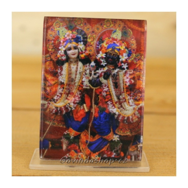 Krišna a Balarám 7 x 5 cm