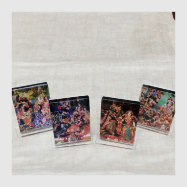 Rádha Krišna 7 x 5 cm, 4 varianty