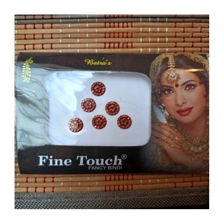 Bindi kolečka červeno zlatá 1