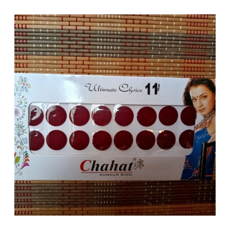 Bindi vel. 11 tmavě červená