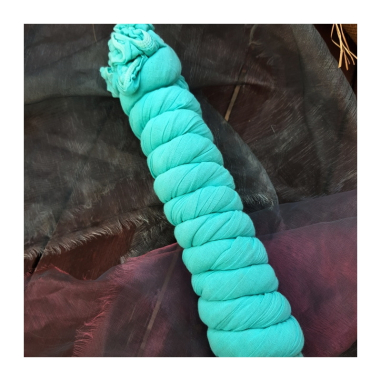 Dupatta bavlna lesklý okraj