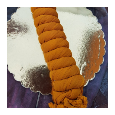 Dupatta bavlna lesklý okraj