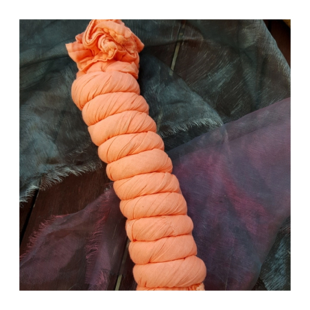 Dupatta bavlna lesklý okraj