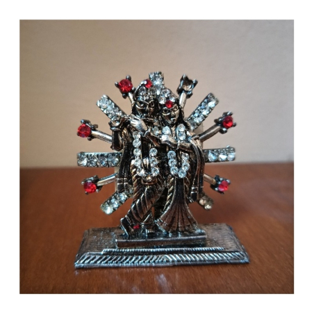 Rádha Krišna murti kovová