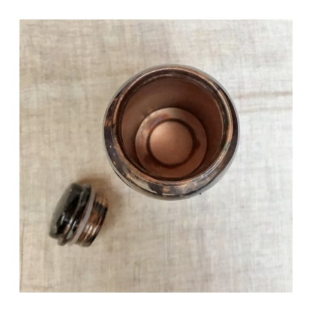 Měděná láhev zdobená 900 ml