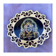 Dřevěná nálepka Nrsimha, 3 typy