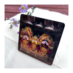 3D obr. Jagannáth, Subhadra a Baladév 9x9 cm