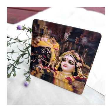 3D obr. Rádha Krišna 9x9 cm