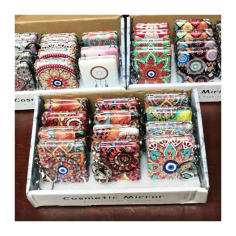 Klíčenka se zrcátky obdélná