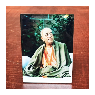 Obrázek Prabhupád s úsměvem 14 x 10 cm