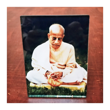Obrázek Prabhupád s čadarem 14 x 10 cm