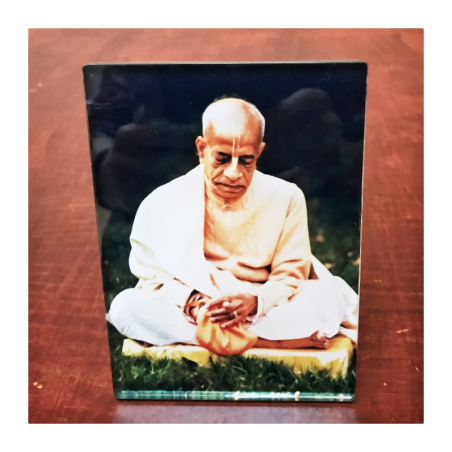 Obrázek Prabhupád s čadarem 14 x 10 cm