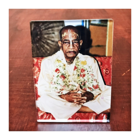 Obrázek Prabhupád s čadarem 14 x 10 cm