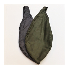 Japa pytlík z pevného plátna šedý