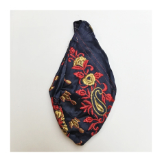 Dámský japa pytlík modrý vyšívaný