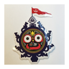 Nálepka Jagannáth s vlaječkou