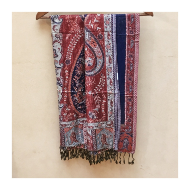 Čadar kašmírový vzor, viskóza