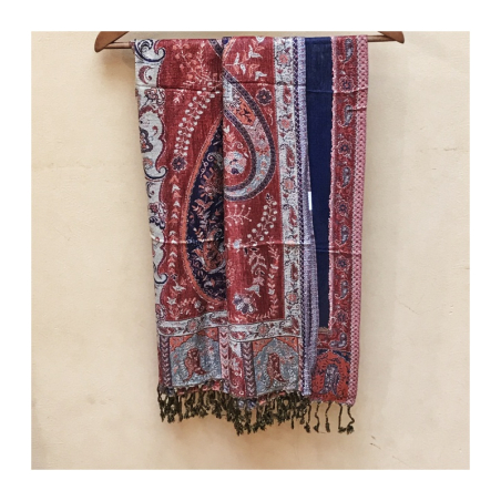 Čadar kašmírový vzor, viskóza