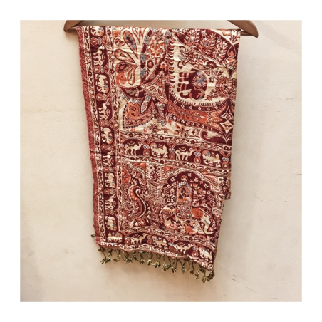 Čadar kašmírový vzor, viskóza