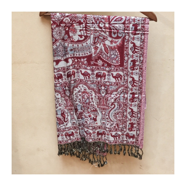 Čadar kašmírový vzor, viskóza