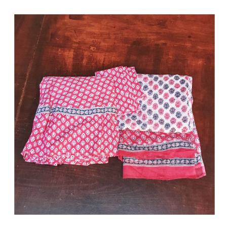 Gopi dress S až XL s dupatou, měkká bavlna