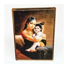 Obrázek Jašóda s Krišnou 18,5 x 13 cm