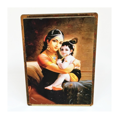 Obrázek Jašóda s Krišnou 18,5 x 13 cm