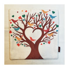 Povlak na polštář 30x30 cm Strom srdce